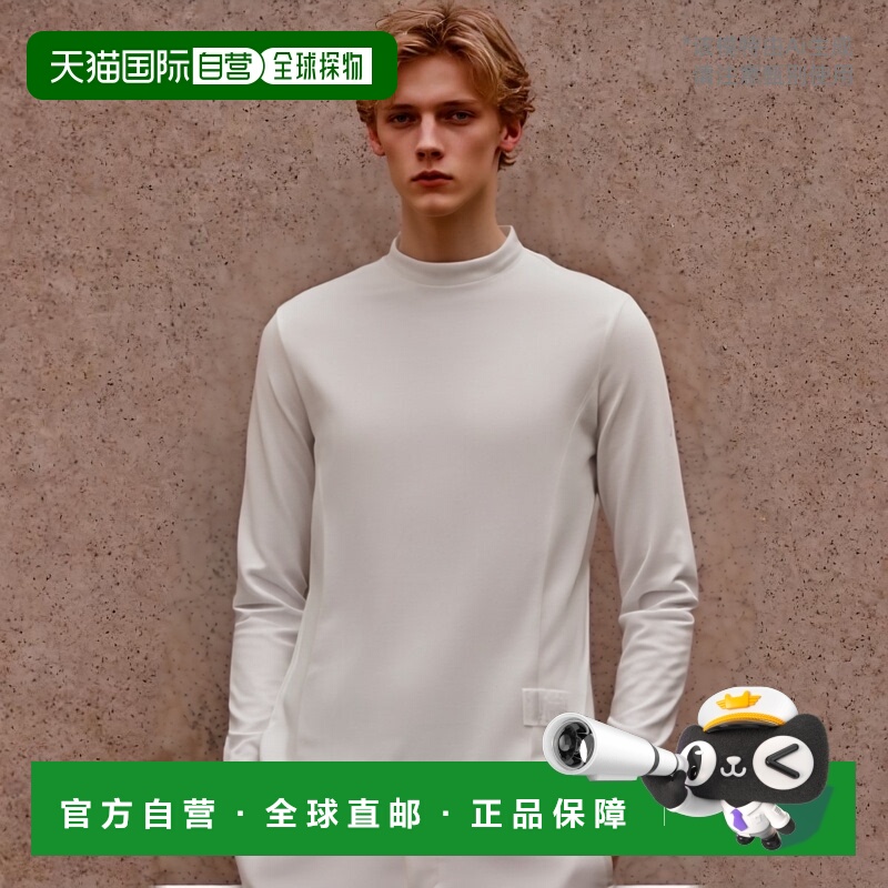 韩国直邮MALBON GOLF男士运动T恤M4322PIN11WHT Mock Neck Cool B