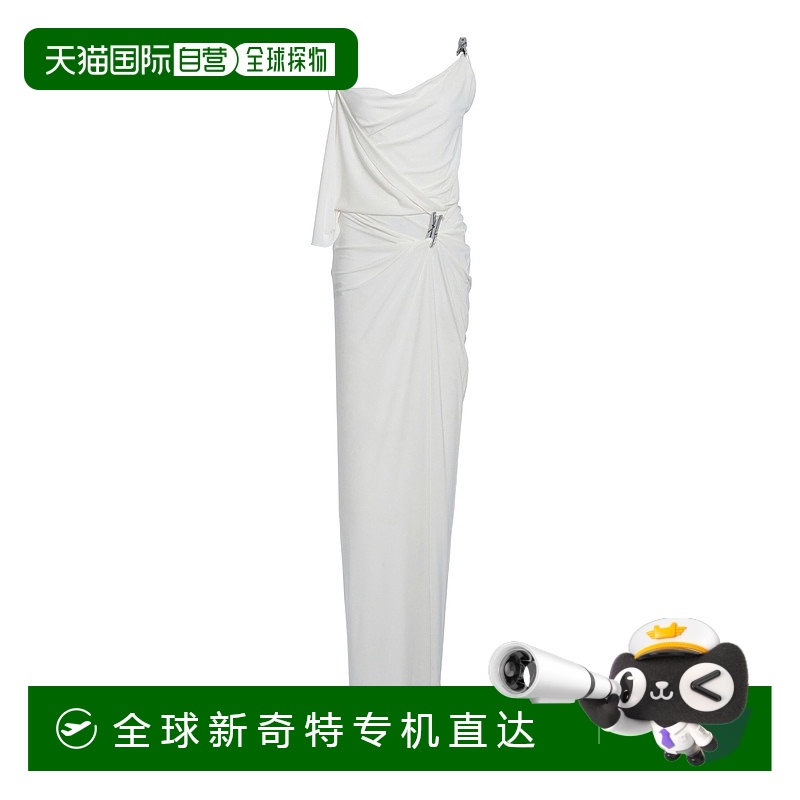 1h可退 香港直邮Coperni 女士 Washing Gala 垂褶卡扣连衣裙