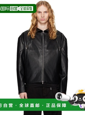 1h可退 香港直邮潮奢 CARNET-ARCHIVE 男士 黑色 Nail 合成皮革夹