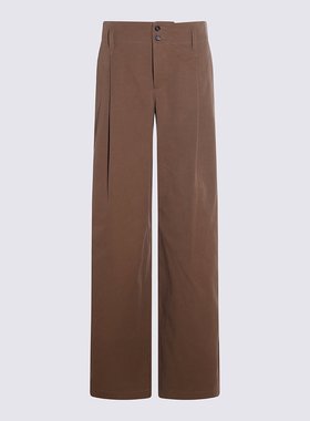 CHLOÉ 女士休闲裤 CH25APA11365208 AW2025 棕色 PANTALONI