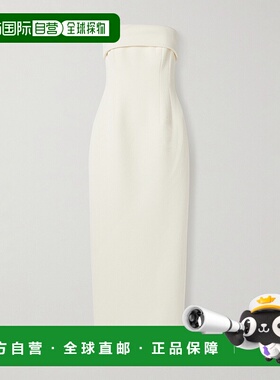 香港直邮EMILIA WICKSTEAD 女士 Keeley 无肩带泡泡纱长款连衣裙