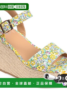 自营 Journee Collection 女士 Tru 舒适泡沫珍珠凉鞋 - 黄色 美