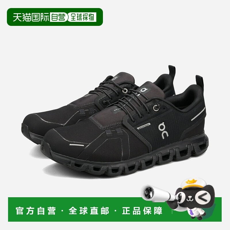 日本直邮ON CLOUD 6 WP (M) 男士防水低帮运动鞋 黑色/黑色（产品