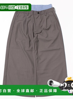 1h可退 日本直邮LUCY 男女同款双腰设计宽松休闲裤 LU25SS03M0006