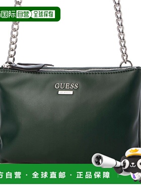 日本直邮Guess MCCLAIN Mini Double Zip Crossbody 女士斜挎包 [