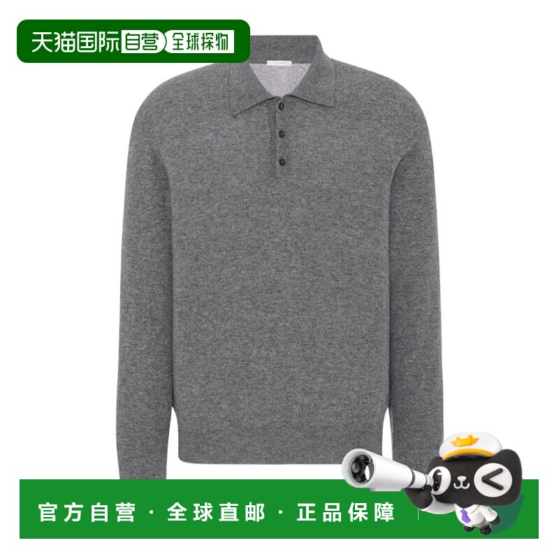 1h可退 香港直邮THE ROW 男士针织衫 918Y751MGM SS2025 灰色 Jud