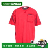 香港直邮潮奢 男士 mcqueen 1h可退 亚历山大 麦昆 T恤 red红色