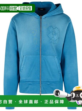 1h可退 香港直邮AMIRI 男士针织衫 AMTOJR1034950 SS2026 蓝色 Am