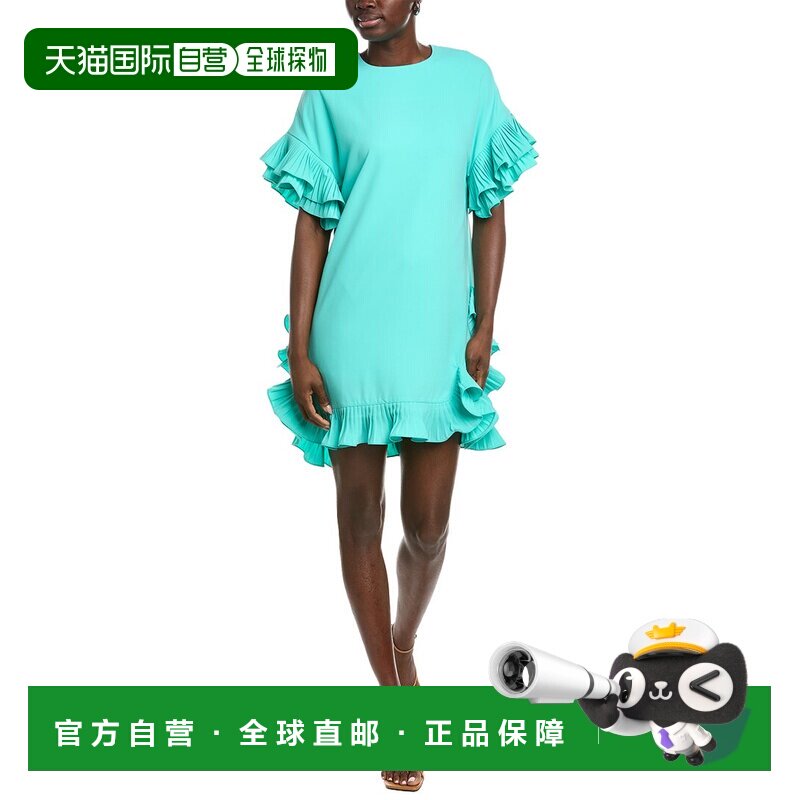 自营Gracia Ruffle Sleeve Dress - mint 美国奥莱直发连衣裙