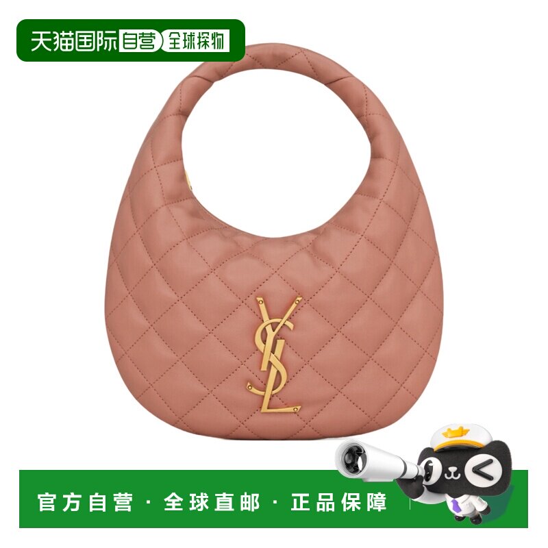 香港直邮女士 ICARINO绗缝纳帕皮革手袋 crov斜挎包单肩包手提包