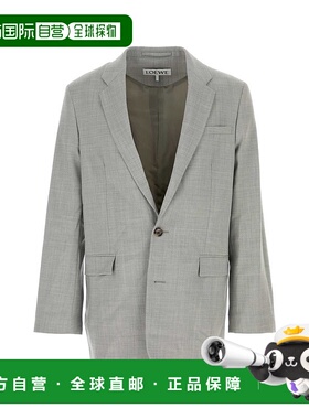 香港直邮LOEWE 男士西服 H526Y03WC3GREY AW2025 灰色 Grey wool