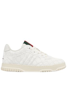 GUCCI 男士运动鞋 816665FAD7V9055 CO 白色 Re-Web系列运动鞋