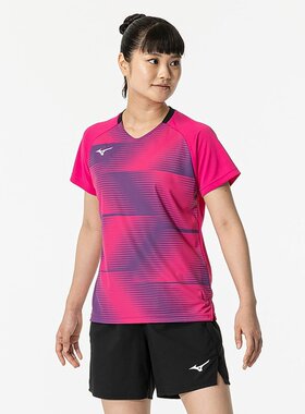 日本直邮MIZUNO 比赛衬衫球拍运动女款比赛服 62JAB20366