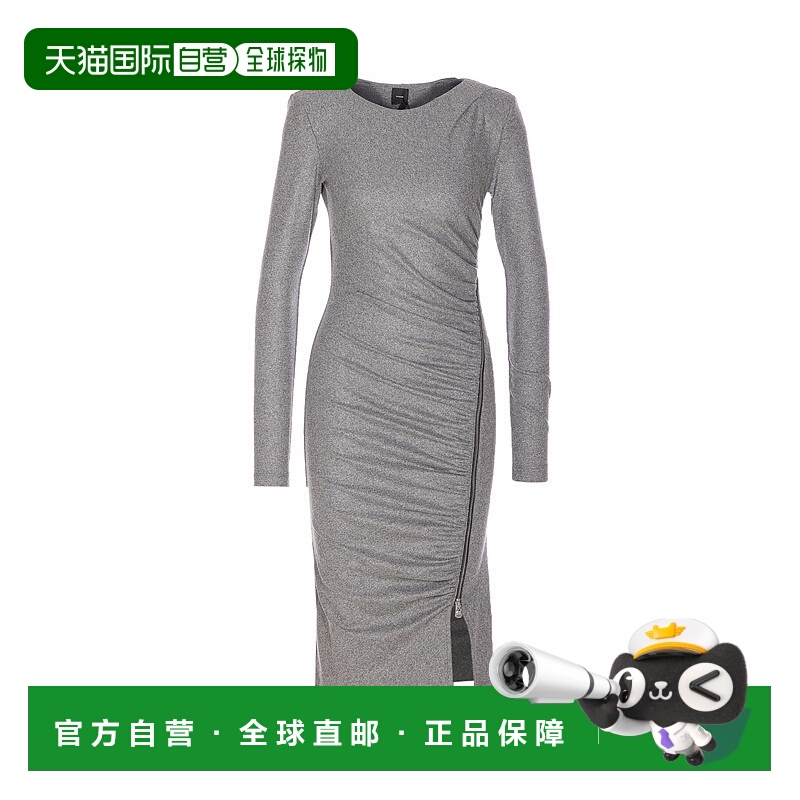 1h可退 香港直邮PINKO 女士连衣裙 106126A2ZUI76 AW2025 灰色 Gr