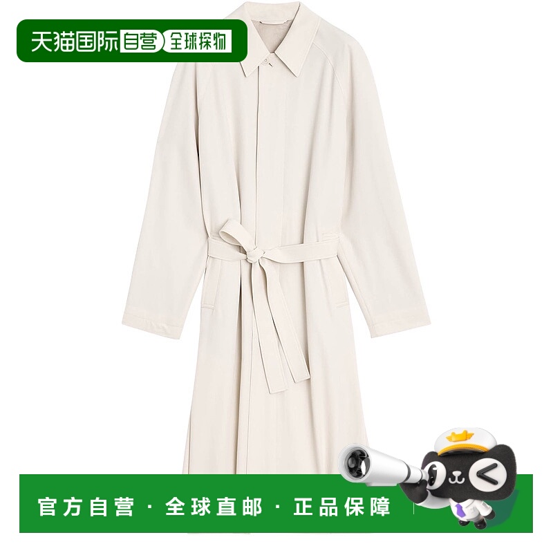 1h可退 香港直邮Lemaire 女士 轻薄开衩衬衫外套  舒适时尚大衣