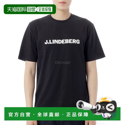韩国直邮J.LINDEBERG PARCY 徽标 T 恤 (FMJT13552-9999)