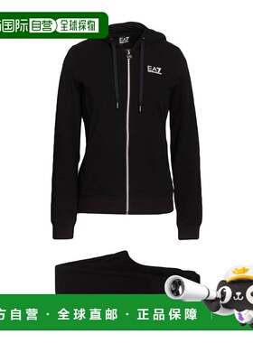 1h可退 香港直邮潮奢 Ea7 女士 Outfit 运动运动装 black黑色 舒