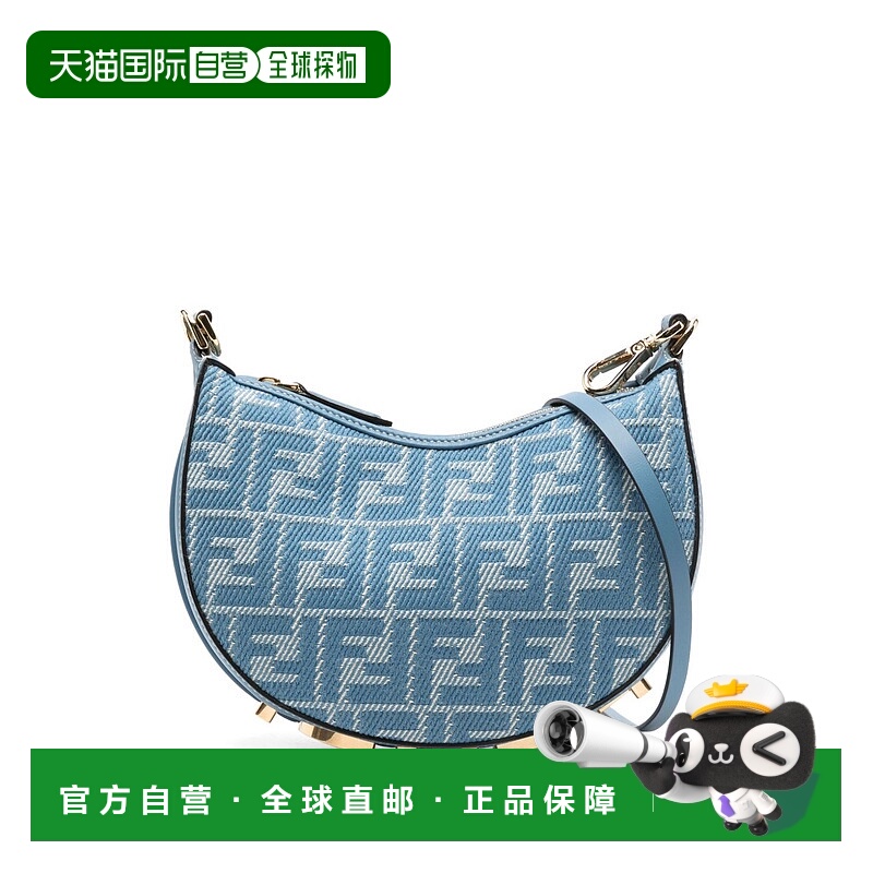 1h可退 香港直邮FENDI 女士斜挎包 8BS081AUPXF1SNB SS2025 蓝色