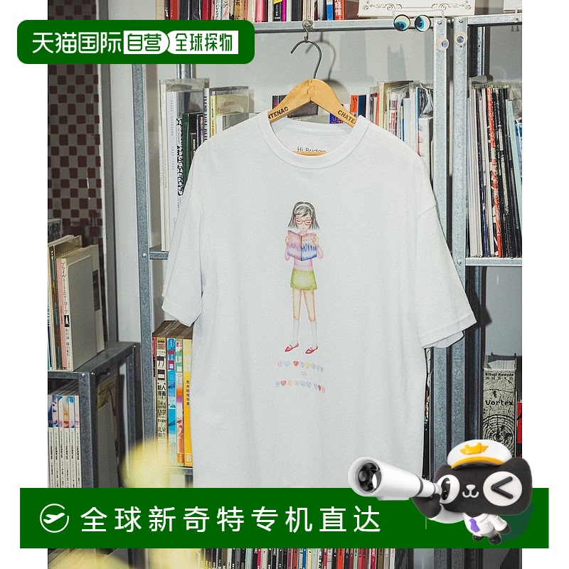 1h可退 日本直邮BEAMS T 男女同款 Hi Bridge Books联名 女孩主题
