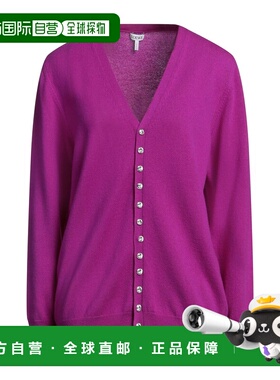 1h可退 香港直邮LOEWE 罗意威 女士 针织开衫 purple紫色 舒适时