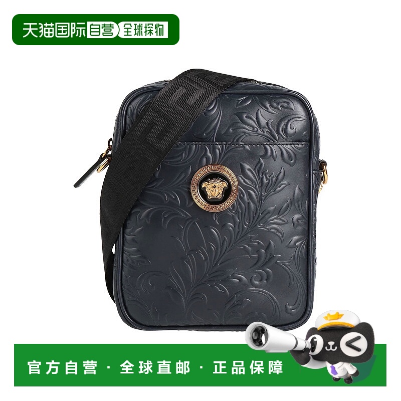 1h可退 香港直邮Versace 范思哲 男士 Bags 斜挎包 blue蓝色 舒适
