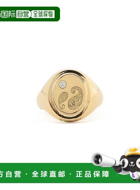 1h可退 日本直邮BUNNEY 18克拉黄金钻石男士印章戒指  2142734819