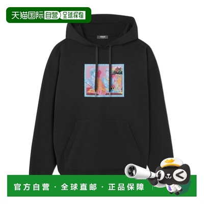 香港直邮Versace 长袖连帽卫衣 10139791A13539范思哲帽衫连帽衫