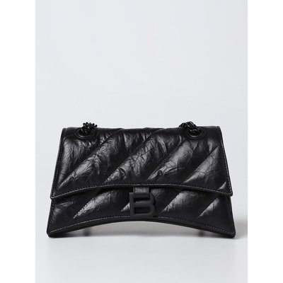 潮奢 Balenciaga 女士Balenciaga Crush bag 单肩包(tumbled leat