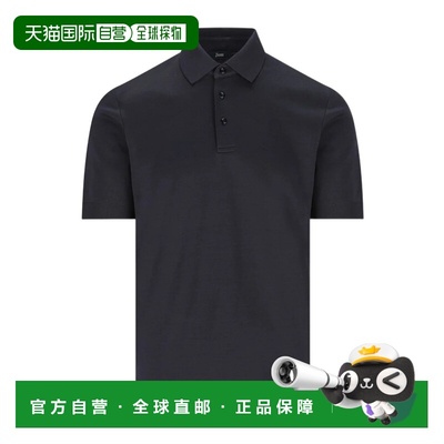 香港直邮HERNO 男士POLO衫 JPL00125U520599201 SS2026 黑色