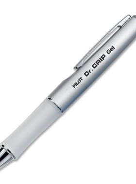 PilOt百乐 啫喱圆珠笔 限定黑 0.7mm细字 白金 36272