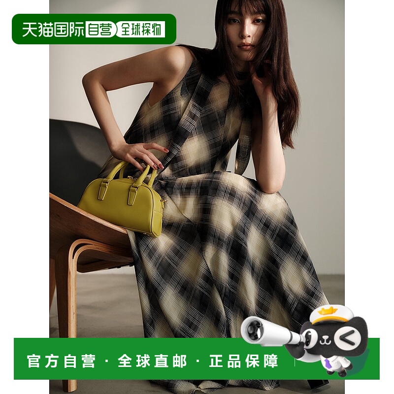 日本直邮FRAY I.D Semi Arc印花内搭拼接连衣裙