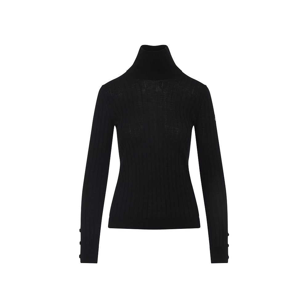 潮奢 Moncler 盟可睐 女士 圆翻领针织衫 K20939F00007M4394