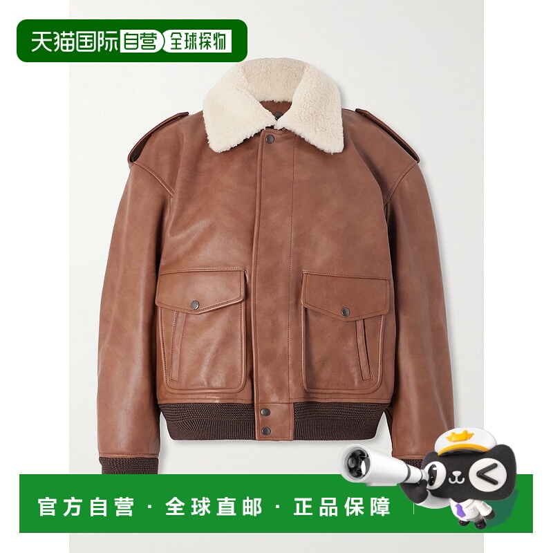 1h可退 香港直邮潮奢 Saint Laurent 圣罗兰 女士 落肩長袖飛行員