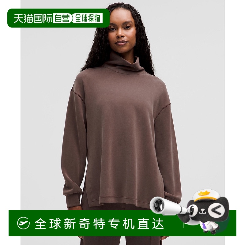 香港直邮潮奢 Lululemon 女士 Softstreme | 漏斗领长款套头衫毛