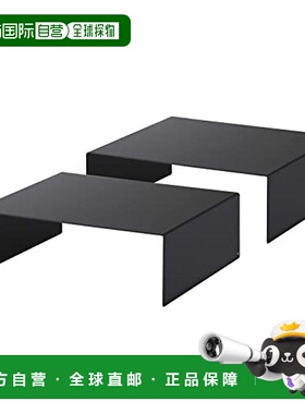 【日本直邮】Yamazaki山崎 杂物收纳箱 黑色 2组 W31XD27XH10cm(5