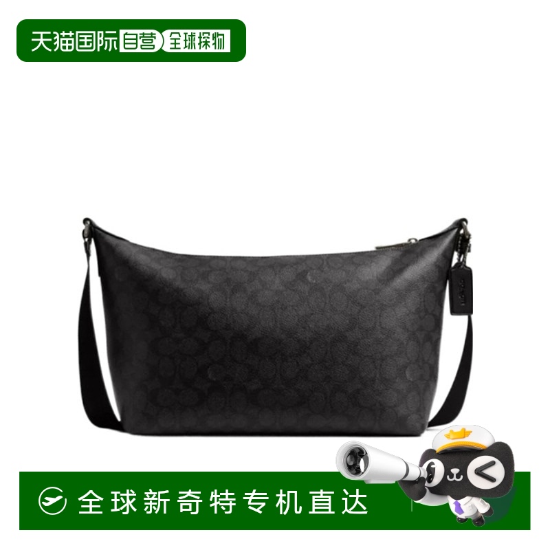 1h可退 香港直邮COACH 男士单肩包 CAJ91QBMI5 SS2025 黑色 Finn