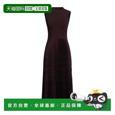 1h可退 香港直邮THEORY 希尔瑞 女士 中长连衣裙 purple紫色 舒适