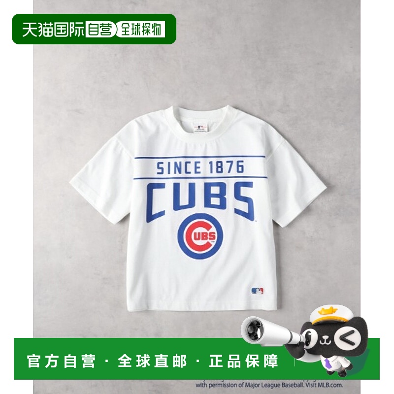 1h可退 日本直邮MLB 儿童大号logo印花短袖T恤 MBK5018