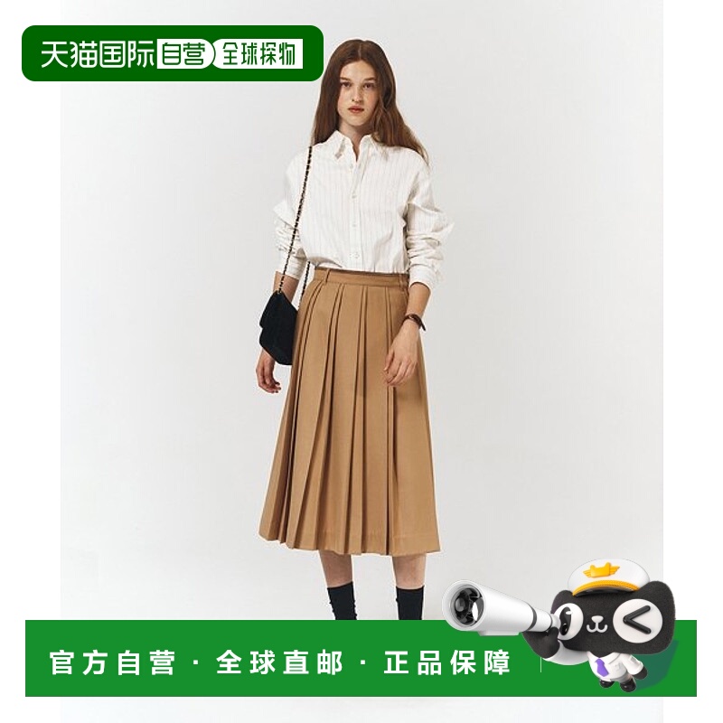 韩国直邮Dunst2023秋冬新品中性风长裙女款经典半身裙UDSK3C202I2