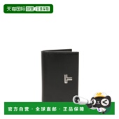 自营欧洲直邮Tumi途明 Turin男士 黑色皮革T标识卡包