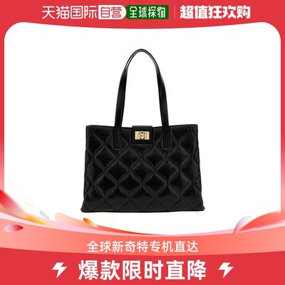 香港直邮潮奢 FURLA 芙拉 女士徽标绗缝手提包