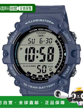 自营Casio Men’s Digital Sport Watch With Blue Strap - AE-15