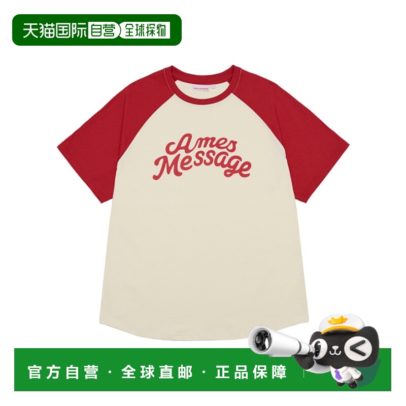 韩国直邮AMES WORLDWIDE 女士女装T恤AM2FMUT505ACR