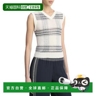 white 自营Vince Vest Neck 美国奥莱直发