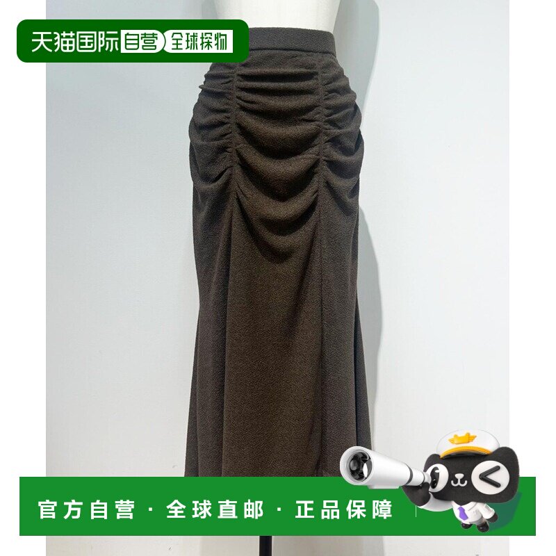 日本直邮Noela 女士 褶皱修身半身裙 5632055包臀裙鱼尾裙