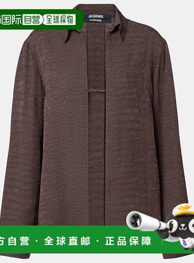 香港直邮Jacquemus 女士 Notte 上衣 brown棕色 舒适时尚