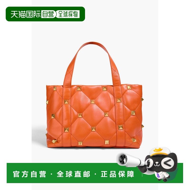 1h可退 香港直邮valentino 华伦天奴 女士 罗马铆钉绗缝皮革手提,箱包皮具/热销女包/男包,托特包,淘宝优惠券,粉丝福利购,淘宝优惠卷