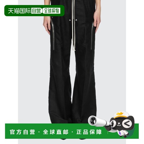 香港直邮RICK OWENS 男士休闲裤 RRU02F4386MOR09BLACK AW2026