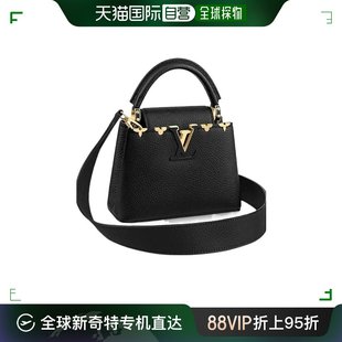 Vuitton 路易斯威登 Louis 香港直邮潮奢 女士黑色徽标单肩包