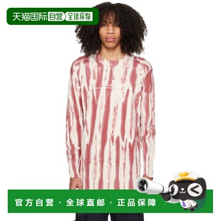 香港直邮A-COLD-WALL* 男士 红色 Crease Print 针织衫 ACWMK095